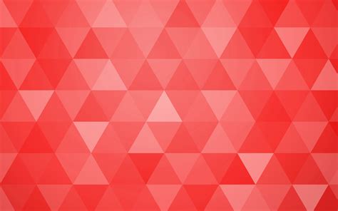 Download Red Geometry Pattern Abstract Triangle 8k Ultra HD Wallpaper