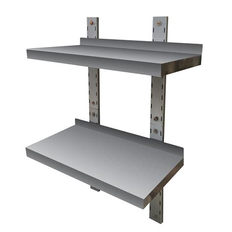 Sportsman Series Stainless Steel Double Wall Mount Shelf - Walmart.com ...