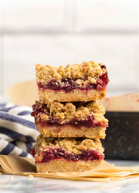 Gluten Free Cranberry Crumble Bars - A Saucy Kitchen