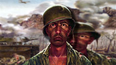 What's The '1,000 Yard Stare?' The Painting Of A Traumatized Soldier ...