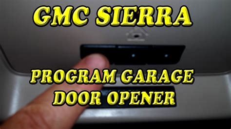 Program Garage Door Opener 2023 Silverado