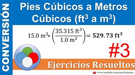 Convertir Metros Cubicos A Pies Cubicos - Estudiar