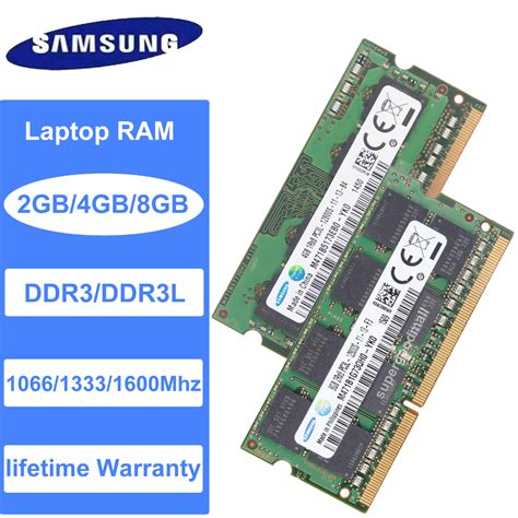 Samsung 2GB 4GB 8GB DDR3L/DDR3 1066Mhz 1333Mhz 1600Mhz 204Pin SODIMM ...