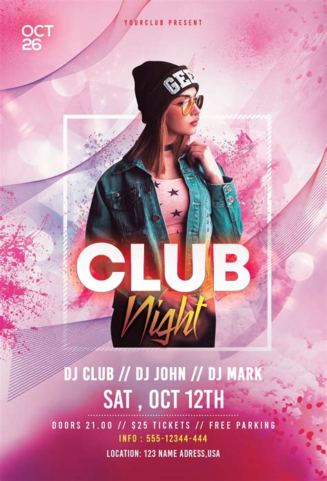 Club Party Flyers Free Templates - The Templates Art