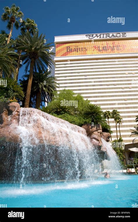 Mirage Hotel Pool, Las Vegas Stock Photo - Alamy