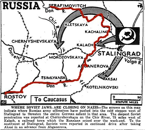 Map Of Stalingrad Russia