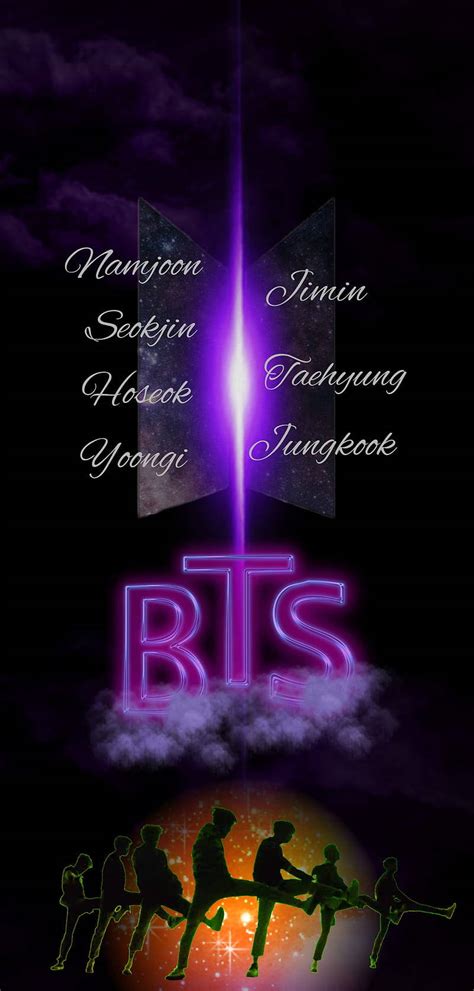 Download BTS Logo Fan Art Wallpaper | Wallpapers.com