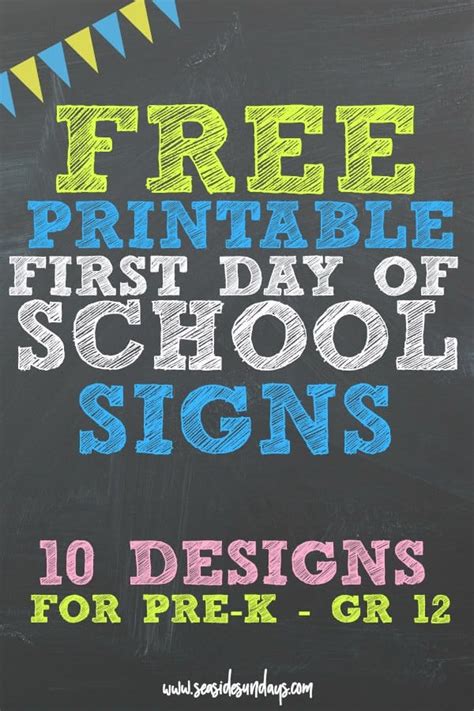 Banners & Signs Dinosaurs 1st Day of School Signs Boys 1st day of ...