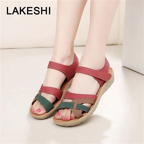 Summer Women Sandals Bohemian Flat Sandals Flip Flops Women Shoes ...