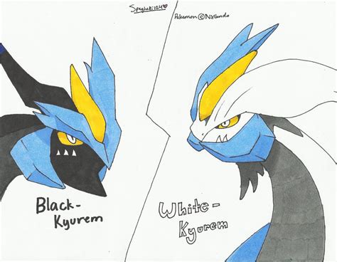 Black and White Kyurem by Spaghetti124 on DeviantArt