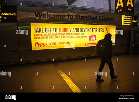 Electronic display advertising for pegasus airlines flights to turkey ...