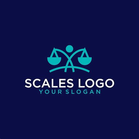 Premium Vector | Modern scales logo design with people inspiration