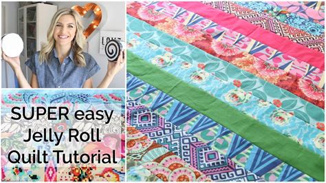 Easy Beginner Quilting Tutorial with a Jelly Roll - YouTube | Jellyroll ...