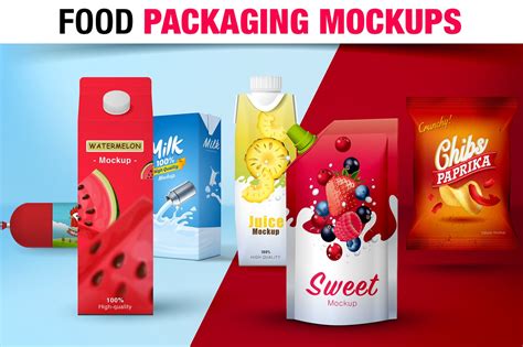 60+ Stunning Food, Drink & Packaging Design Mockups | Yes Web Designs