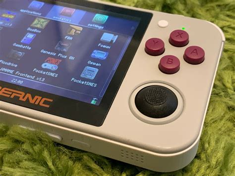 Anbernic RG350 Handheld Game Emulator Console (Grey - Flat Stick mod ...