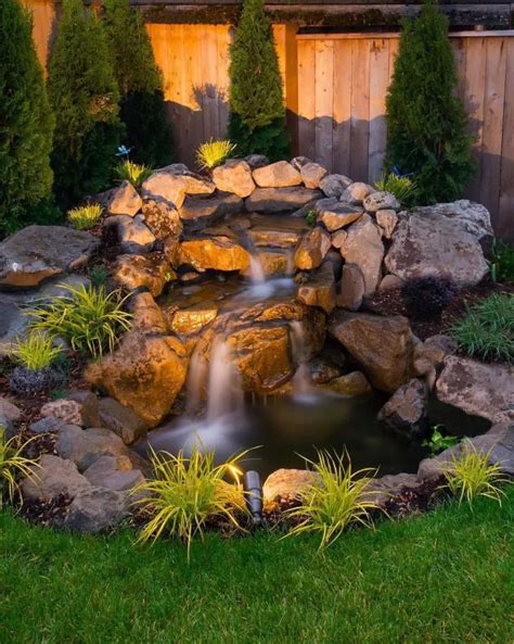 10 DIY Garden Pond Waterfall for Your Back Yard - Talkdecor