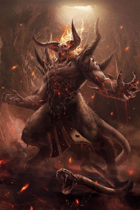 The Beast by NinjArt1st on DeviantArt | Demon art, Fantasy demon, Dark ...