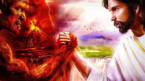 Jesus Vs Satan, god and devil HD wallpaper | Pxfuel