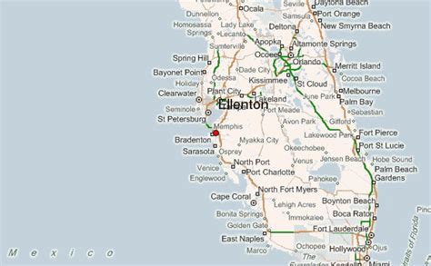 Map Of Ellenton Florida | Wells Printable Map