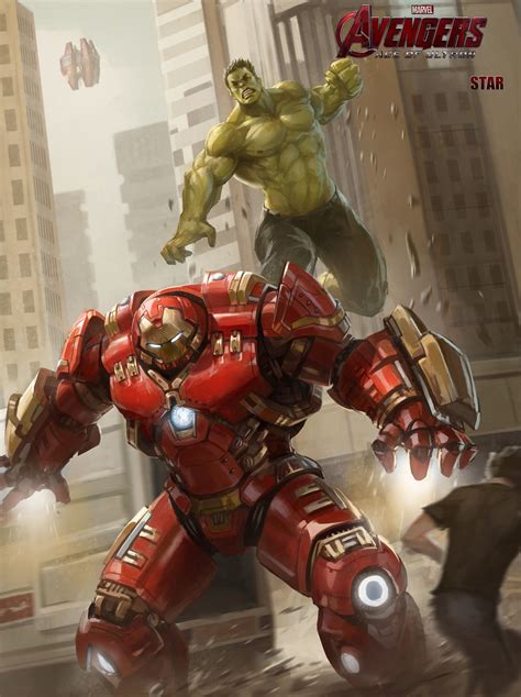 #Iron Man Fan Art - HulkBuster vs Hulk