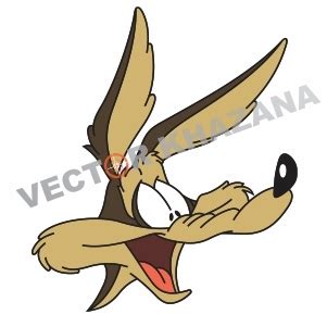 Buy Wile E Coyote Face Logo Vector Eps Png File