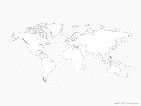 Vector World Maps | Free Vector Maps