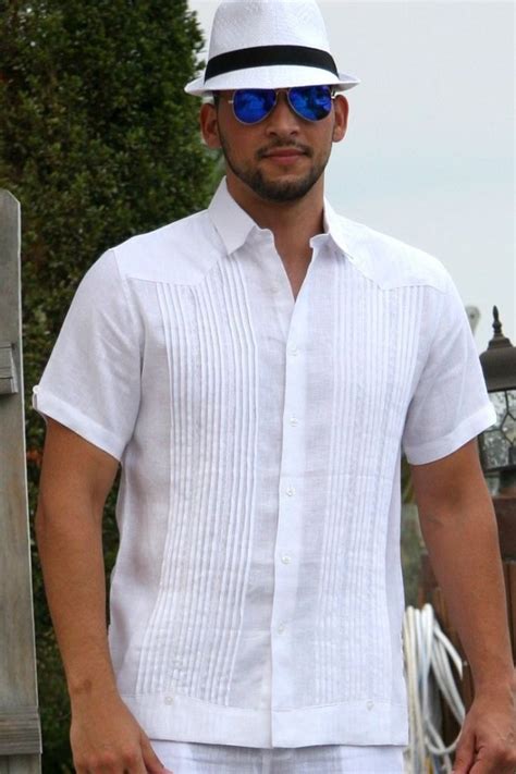 Pin by Elisha Hartman-wade on wedding groomsmen | Guayabera shirt ...