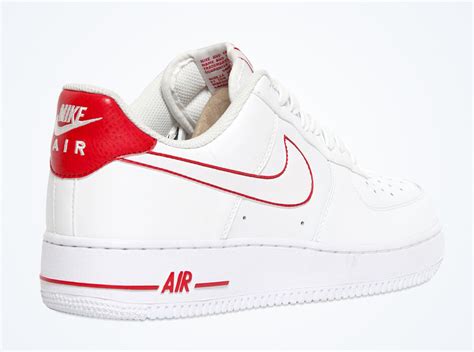 Nike Air Force 1 Low - White - Red - SneakerNews.com