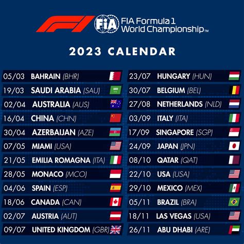 Formula 1 announces record-breaking 24 race calendar for 2023 | Nestia