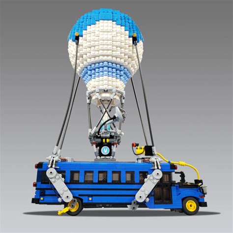 Jump Out Of This Lego Fortnite Battle Bus & Instructions - EverydayBricks