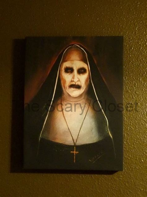 The Conjuring 2 Nun Painting | Painting, The conjuring, Halloween