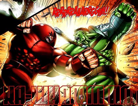 Hulk vs Juggernaut - Comic Art Community GALLERY OF COMIC ART