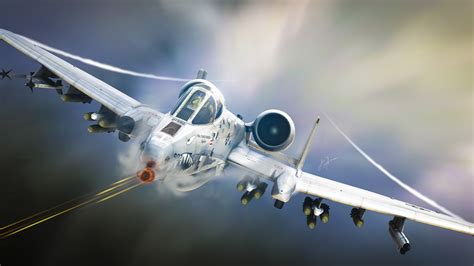 A-10 Thunderbolt II HD Wallpaper: Military Power in Action