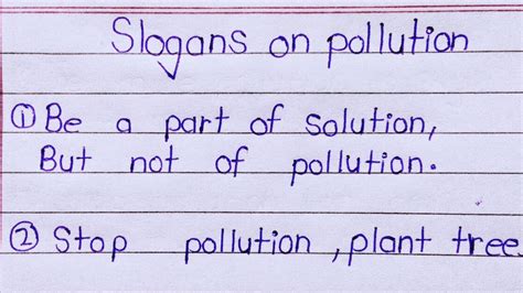 Noise Pollution Slogans For Kids