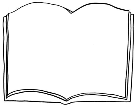 Open Blank Book - ClipArt Best