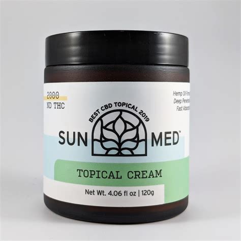 SunMed Topical CBD Cream — Your CBD Store / Ripon Naturals