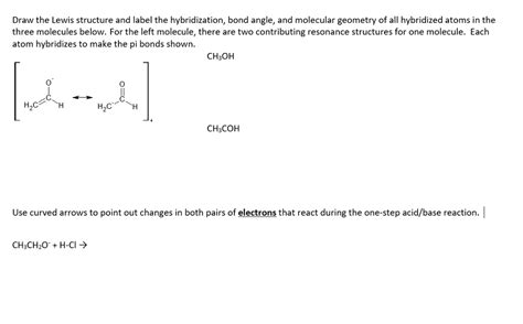 Solved Draw the Lewis structure and label the hybridization, | Chegg.com