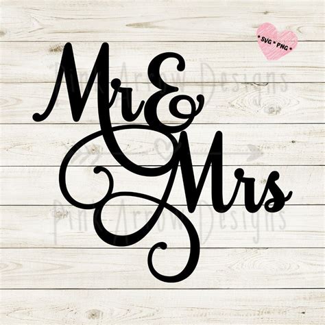 Mr & Mrs. Svg, Mr and Mrs Cake Topper Svg, Wedding Cake Topper Svg, Mr ...