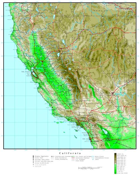 Free Orange County, California Topo Maps & Elevations – California ...