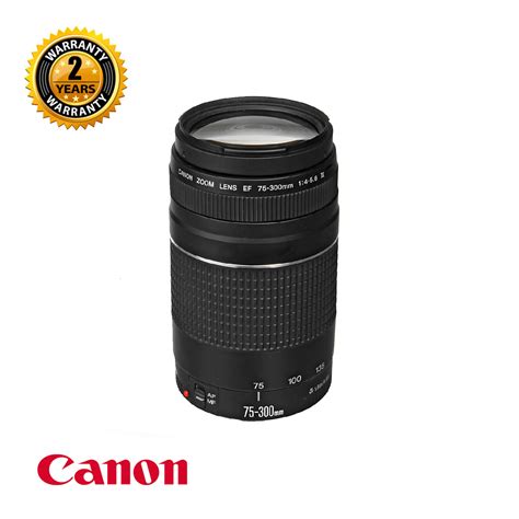 CANON EF 75-300MM F/4-5.6 III Lens – AlineLk