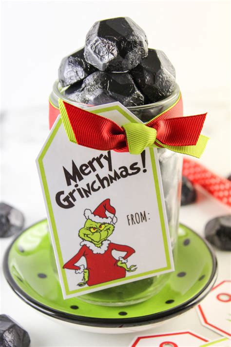 Free Printable Grinch Christmas Gift Tags | Baking You Happier