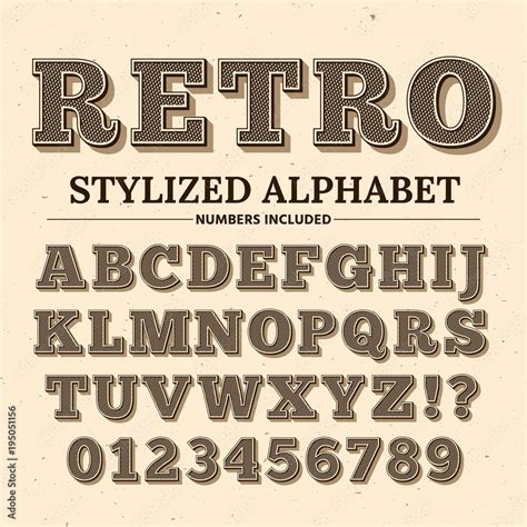 Vintage Lettering Fonts