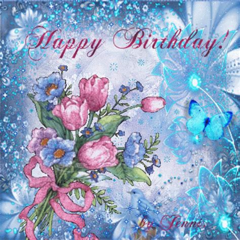 Birthday Flowers Animated Gif / Happy Birthday Flowers - PicMix