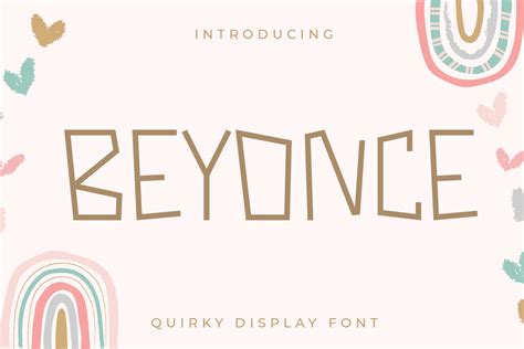 Beyonce Font by Role Type · Creative Fabrica