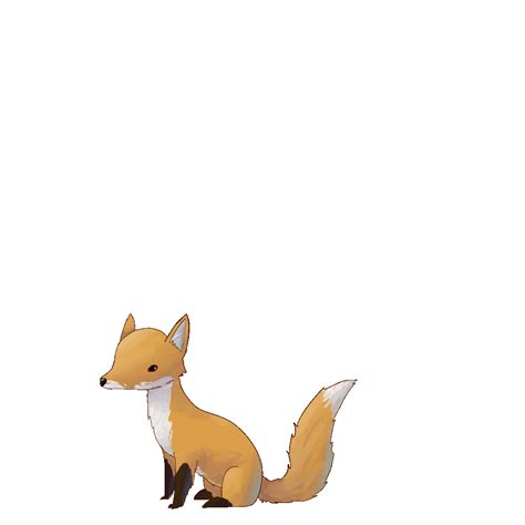 Download Animal Fox Cartoon Wildlife Illustration Gif