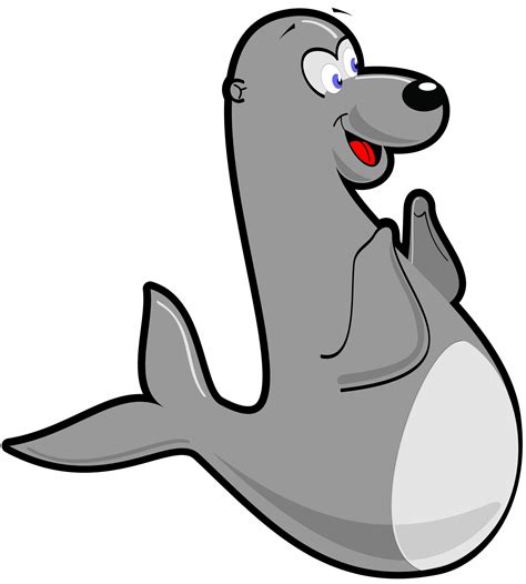 Cartoon Seal Clapping