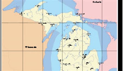 45th Parallel Michigan Map Michigan Revolvy – secretmuseum