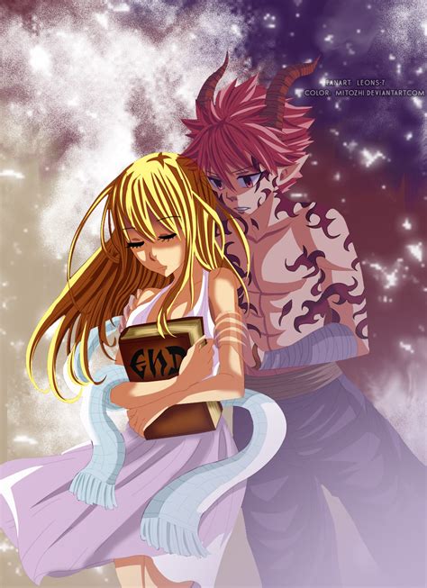 Natsu and Lucy by Mitozhi on DeviantArt