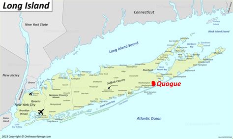 Quogue Map | The Hamptons, Long Island, New York, U.S. | Discover ...