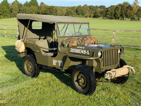 Willys MB, Ford GPW & Hotchkiss World War 2 Military Jeeps for Sale UK